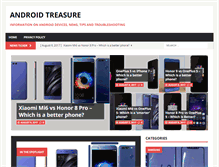 Tablet Screenshot of androidtreasure.com